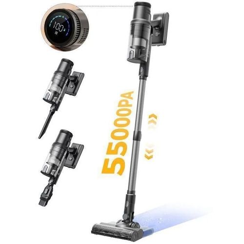 PROSCENIC P11 Mopping-Aspirateur Balai sans Fil Humide, 55000 Pa, 550W, Aspirateur sans Fil , Aspirateur et laveur 2-en-1, 60Min