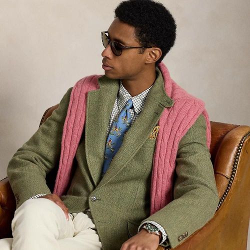 La Veste Rl67 En Tweed Texturé