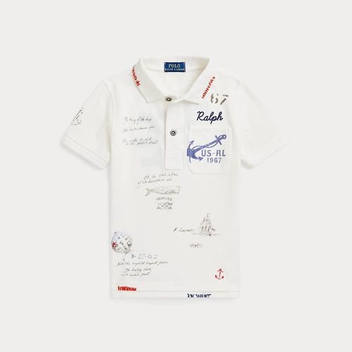 Polo Nautique En Coton Piqué