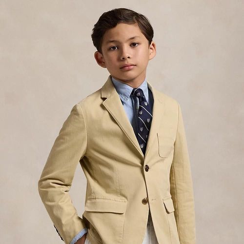 Veste De Costume En Chino Stretch