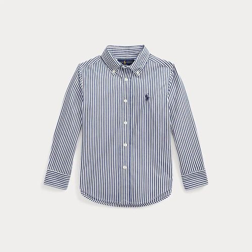 Chemise Rayée En Popeline De Coton