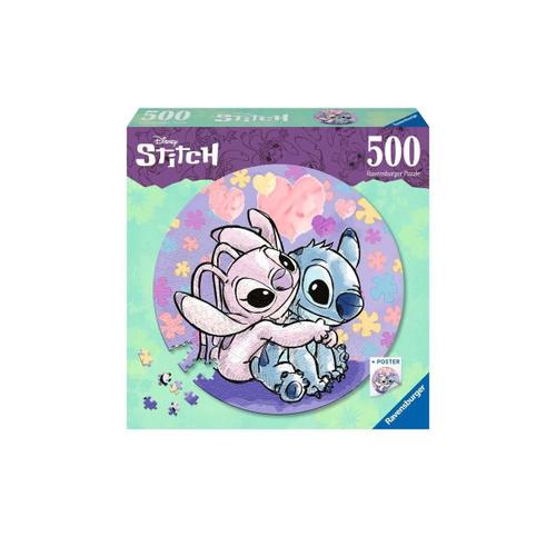 Lilo & Stitch - Puzzle Rond Stitch (500 Pièces)