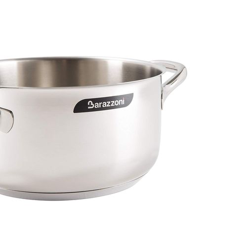 Barazzoni Chef Line Casserole, Acier, Acier, 21.2 X 29.4 X 11.5 Cm