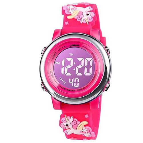 Montre Enfant Fille Garçon, Dessin Animé 3d Avec Bracelet En Silicone, Montre Bracelet Éducative Résistant À L'eau Enfant Pour 3-12 Ans