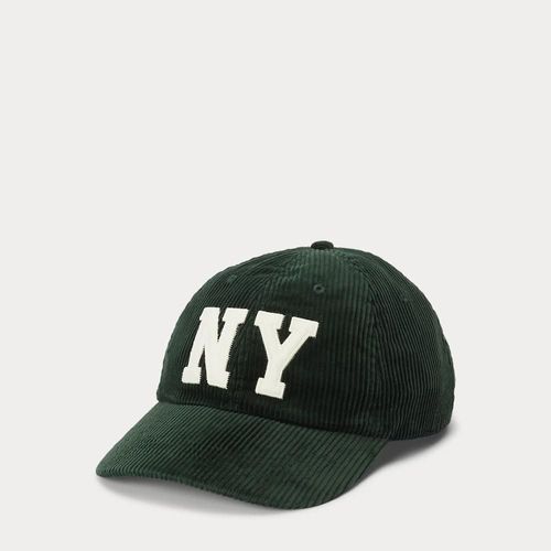 Casquette À Patch Ny En Velours Côtelé