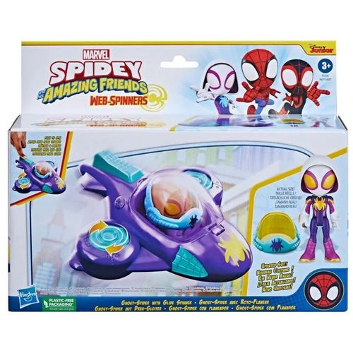 Spidey Et Ses Amis Extraordinaires Web-Spinners Ghost-Spider Avec Roto-Planeur