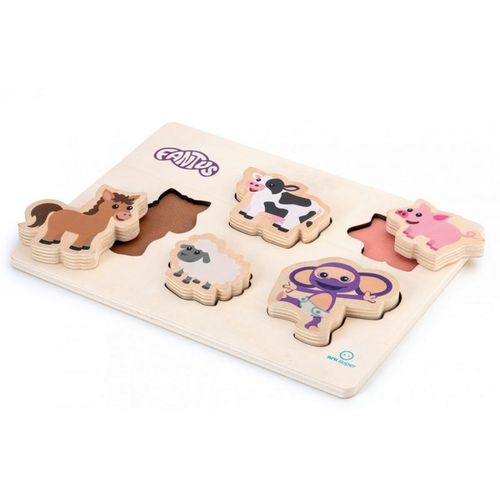 Fantus - Wooden Puzzle With Farm Animals (112063)