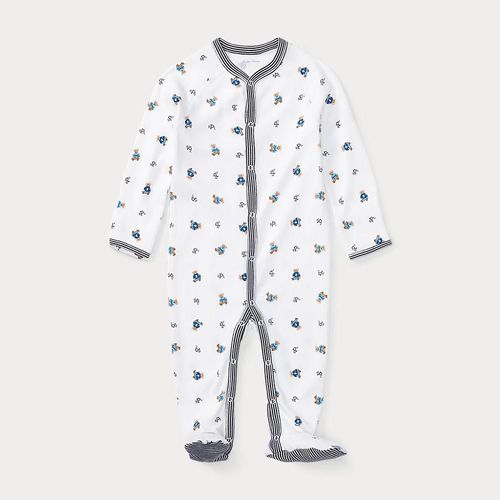 Grenouillère Bébé Polo Bear En Coton