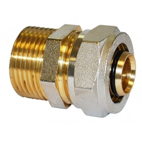Union mâle à compression pour tube multicouche - M12x17 - diam 16 mm BOUTTÉ