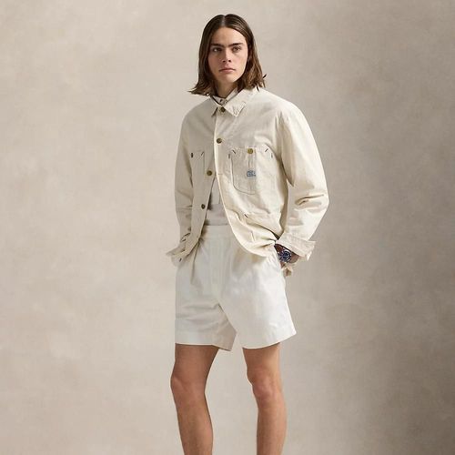 Short À Pinces Relaxed Fit Sergé 17,8 Cm
