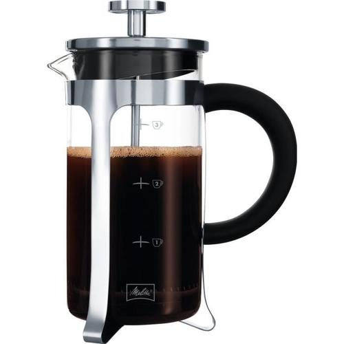 Cafetière à piston micro-ondable Premium en verre MELITTA 3 tasses