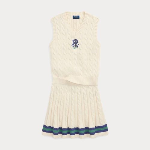 Pull Débardeur Et Jupe En Coton Torsadé