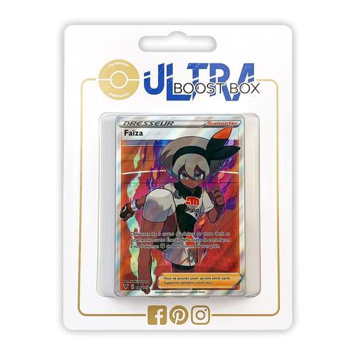 Fa Za 180 185 Dresseur Full Art - Ultraboost X Epée Et Bouclier 4 Voltage Éclatant - Coffret De 10 Cartes Pokémon Françaises