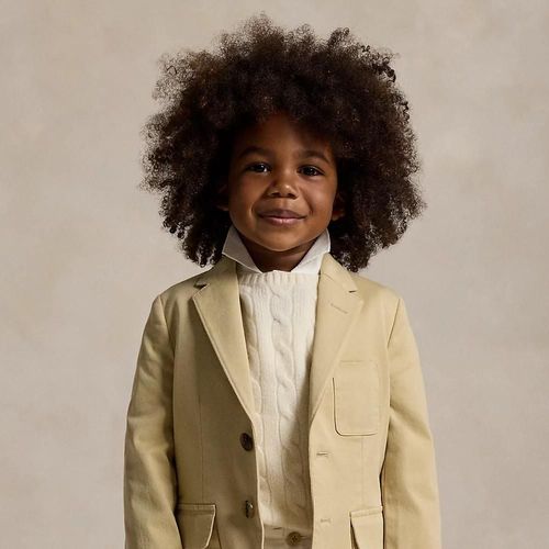 Veste De Costume En Chino Stretch