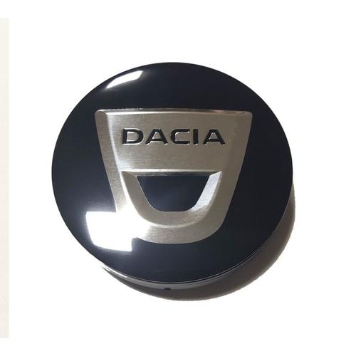 4 pièces Cache Moyeu Jante 60mm Noir Argent Pour Dacia Centre De
