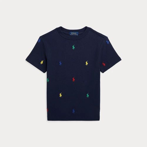 T-Shirt Poney Polo En Coton Piqué