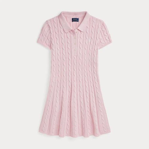 Robe-Pull Polo En Coton Torsadé