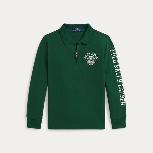 Polo Logo En Coton Piqué