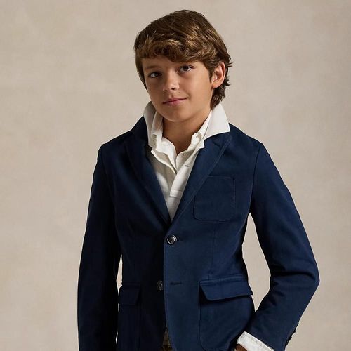 Veste De Costume En Chino Stretch