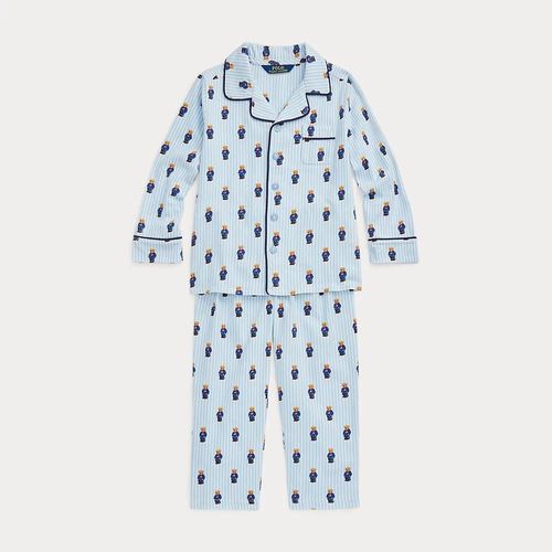 Pyjama Polo Bear En Flanelle De Coton