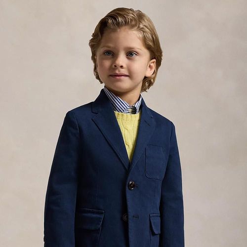 Veste De Costume En Chino Stretch