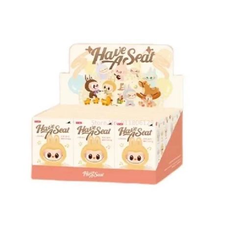 Lot De 6 Figurines Pop Mart Raab Macaron 2e Génération ¿ Boîte Surprise Vinyle, Jouets Kawaii Assis, Cadeau Ou Décoration