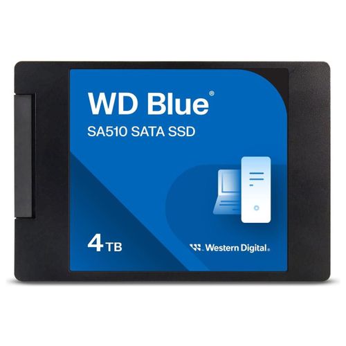 WD Blue SA510 WDS400T3B0A - SSD - 4 To - interne - 2.5" - SATA 6Gb/s