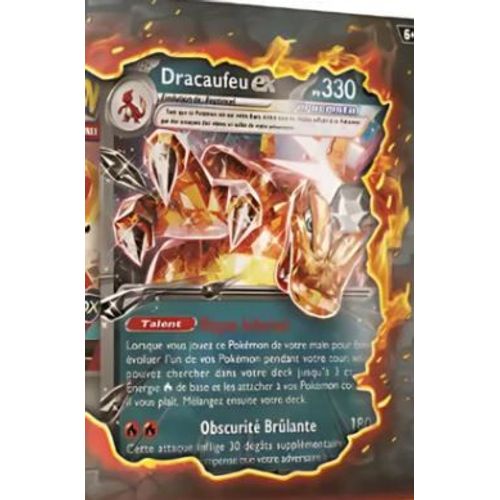 Pokemon Dracaufeu Ex Lenticulaire 054 / 091 Promo 196 Geante