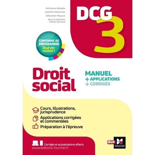 Droit Social Dcg 3 - Manuel Et Applications