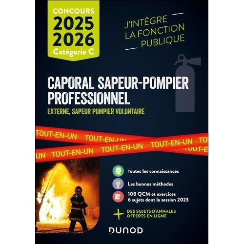 Concours Caporal Sapeur-Pompier Professionnel - Tout-En-Un