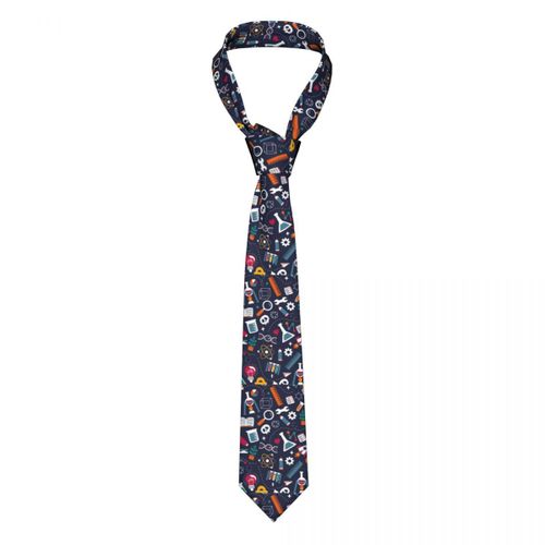 Cravate Unisexe Décontractée En Polyester,8 Cm,Chimie Étroite,Accessoires De Bureau Pour Hommes
