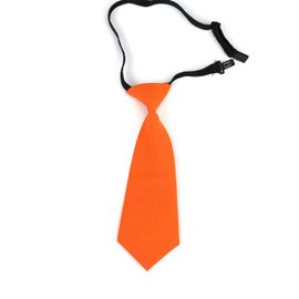 Garçons Filles 7cm Cravates Décontracté Solide Cravate Costumes Étudiants Cravate Mince Cravate Gravatas Simple Étudiant Élastique Cou Cravate