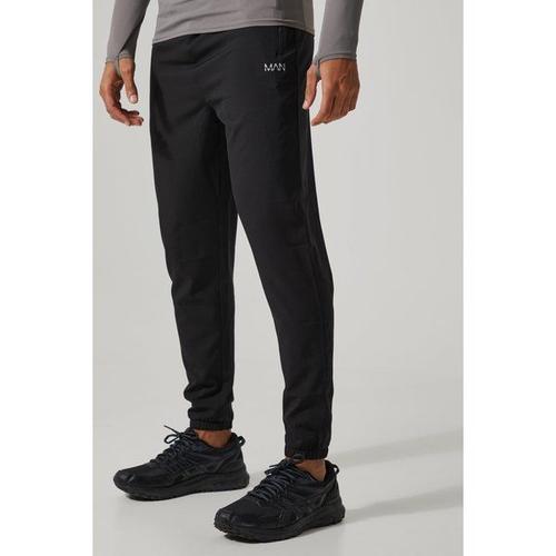 Man Active Gym Tapered Jogger Homme - Noir - M, Noir