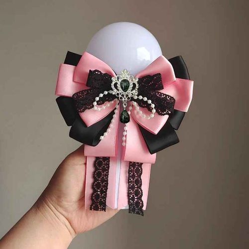 Rétro Lolita N?ud Papillon Design Bijoux Faits À La Main Style Cour Jupe Robe Col Fleur Mode Concert Carat Bâton Arc Pince