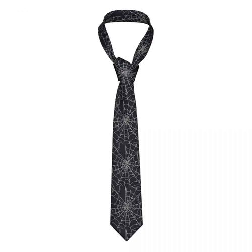 Cravate En Toile D'araignée Pour Hommes,Cravate Gothique Élégante,Design De Loisirs,Accessoires De Cravate De Grande Qualité