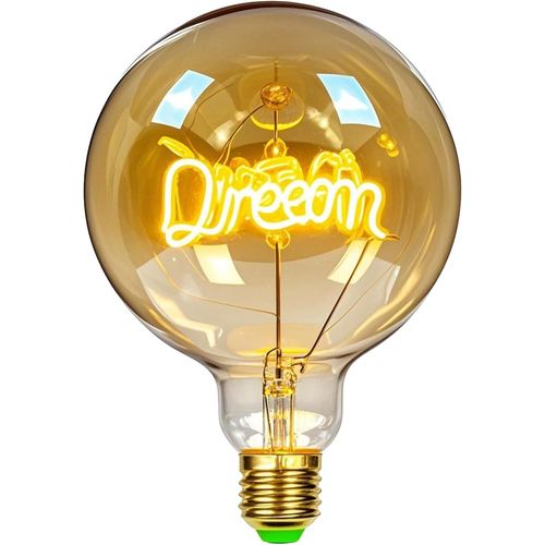 Vintage Ampoules Led Ampoule 4w Dimmable Amour/Maison Lettre Ampoules Décoratives 220/240v E27 Lampe De Table Dream[Amp747935]