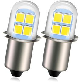 2 Pièces Ampoule De Remplacement Pour Lampe Torche P13.5s, 4,5v, 6v, Lampe Frontale, De Couleur Blanche[Amp745170]