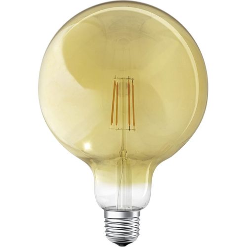 Lampe Led Intelligente Gold 6 W, 2400 K, E27, 125 Mm X 178 Mm, Technologie Wi-Fi, Ampoule À Intensité Variable Dans Le Monde Entier Contrôlable Via Une Application Et Un Assistant [Amp745334]