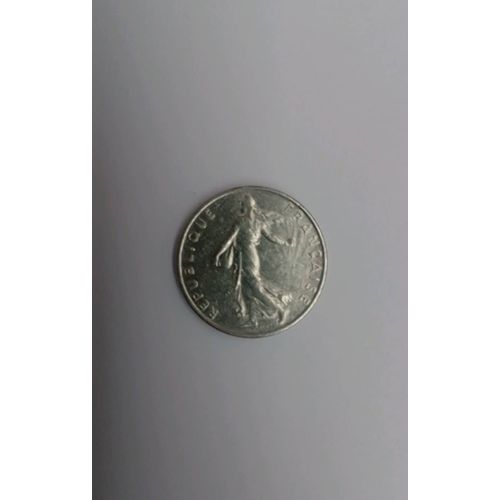 Pièce 1/2 Franc 1984.