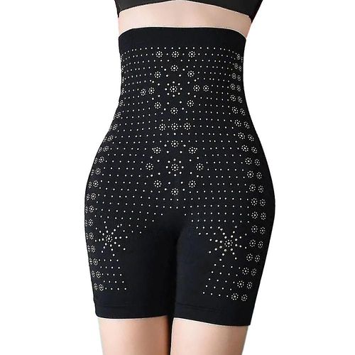 Ionic Tech Unique Fibre Ventre Contrôle Hanche Lift Sous-Vêtements Restauration Shaper Panty Shorts Pour Femmes Noir