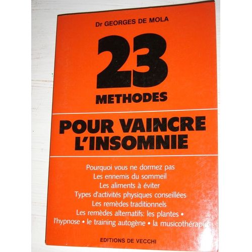 23 Méthodes Pour Vaincre L'insomnie
