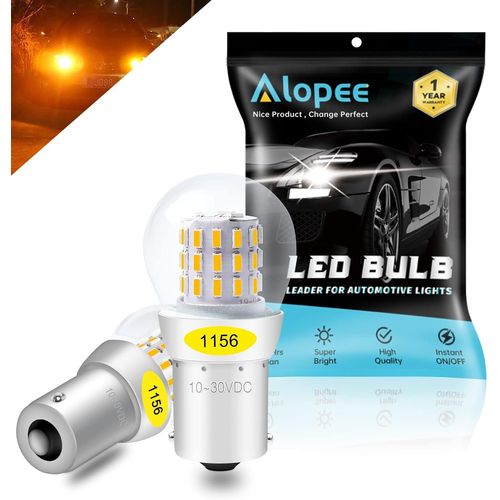 Ampoule P21w Led Clignotant Orange 1156 Ambre Haute Luminosité - 39 Smd 3014 Sans Polarité (9v-30v) Pour Ba15s R10w 7506 1141 1073 Clignotants Avant/Arrière Lot De 2 Pièces[Amp743147]
