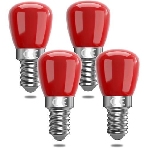 Ampoule À Led Rouge E14, Ampoule À Led Rouge 3w, Compatible Avec Ac220-240v, Équivalent À 25w Halogène, Ampoule À Led Rouge Pour Halloween, Noël, Festival, Bar, Fête.[Amp744271]