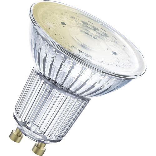 Lampe À Réflecteur Led Intelligente Avec Technologie Wifi, Culot Gu10, Blanc Chaud (2700 K), Dimmable, Remplacement 40w, Smart+ Wifi Spot Gu10 À Intensité Variable, Paquet De 1[Amp744309]