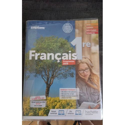 Livre De Français 1ère / Programme 2019