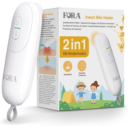 Guérisseur De Piqûres D'insectes Électrique Avec Mode Enfant Contre Les Démangeaisons Et Le Gonflement Après Les Piqûres De Moustiques | Convient Aux Enfants À Partir De 3 Ans 