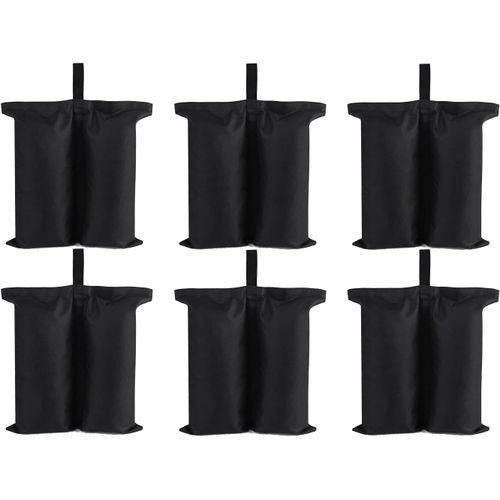Sac De Poids Pour Tonnelle-Poids Pour Tente Pop-Up-Parasol De Terrasse-Meubles D'extérieur-Taille S-Noir