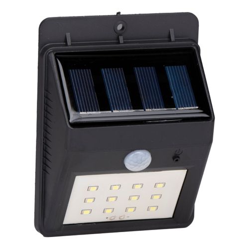 Alpina Lampe Solaire Extérieur ¿ Éclairage Extérieur Solaire Mural À Lumière Blanche Chaude, Capteur Crépusculaire Et Protection Ip44 ¿ Pour Mur Ou Clôture