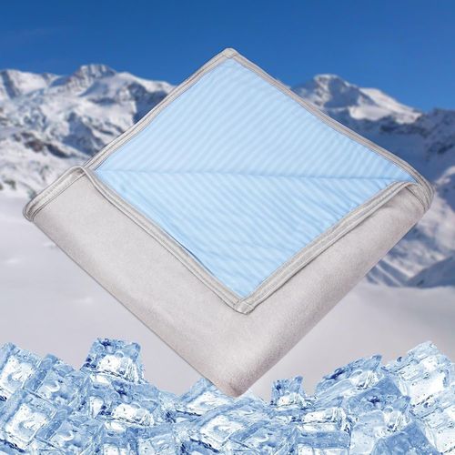 Kyaoayo-Couverture De Refroidissement, Arc-Chill Couverture D'été De Double Face-Plaid Rafraîchissante, Q- 0.44 Tissu À Technologie Couverture Pour Canapé Bureau Domicile Voyage, 200x150cm