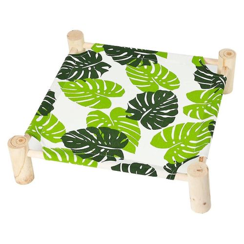 Et Lit Hamac Pour Petit Chien, Lit Extérieur Rafraîchissant Surélevé En Bois Pour L'été, Lits Pour L'intérieur